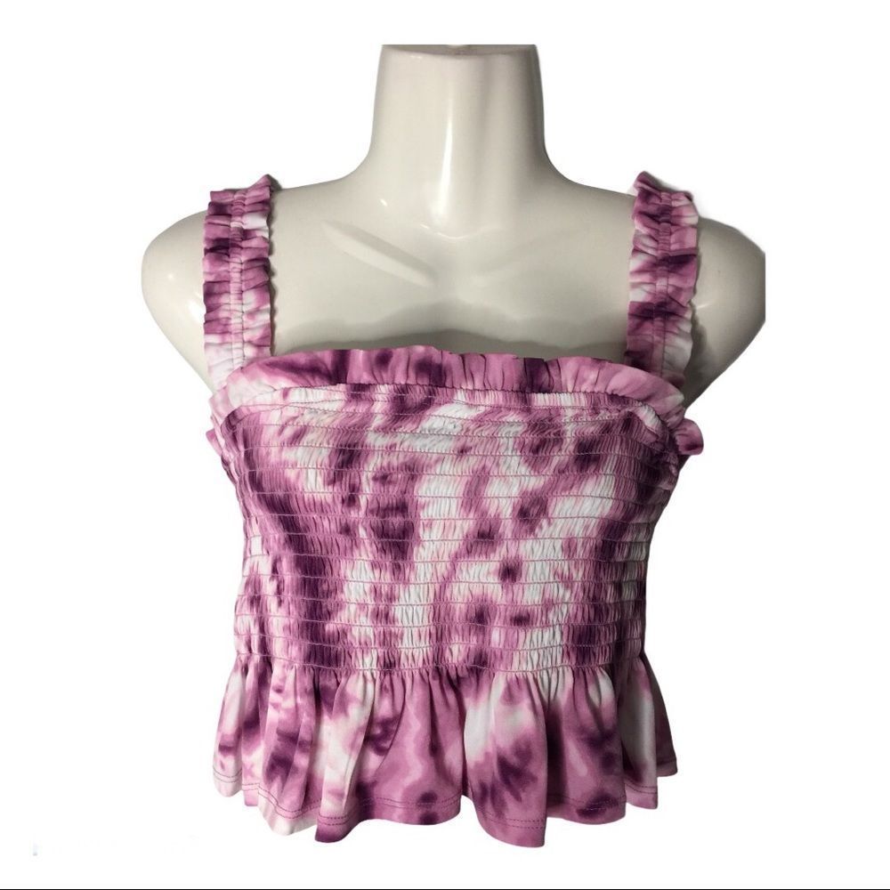 BCBGeneration Sleeveless Smocked Tie D